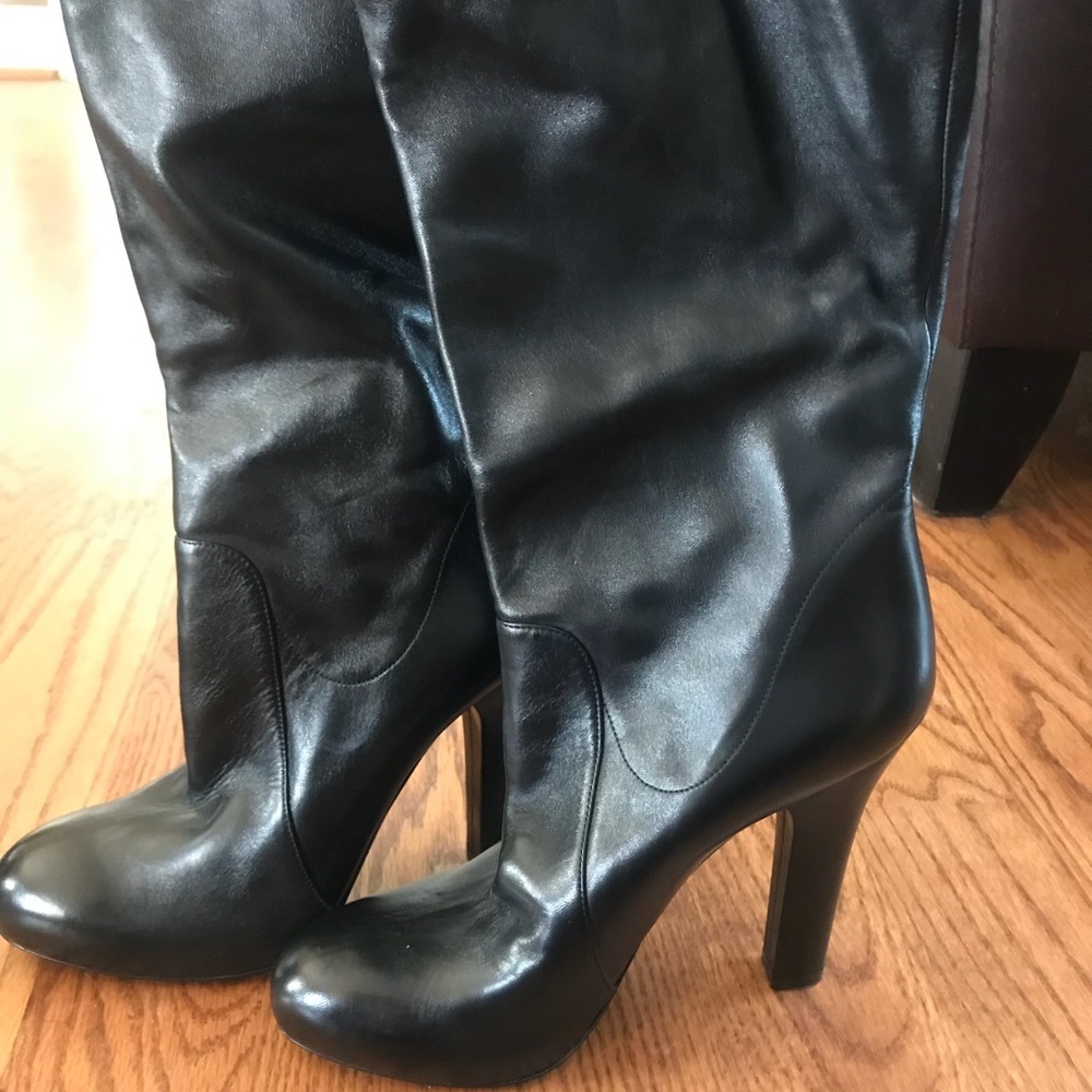 Dolce and Gabbana Black Heeled Boots